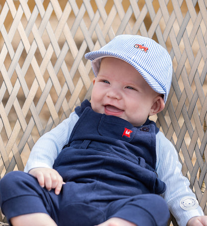 Arthur the Tractor Cap Blue Stripe